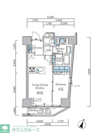アーバンコア原宿の物件間取画像